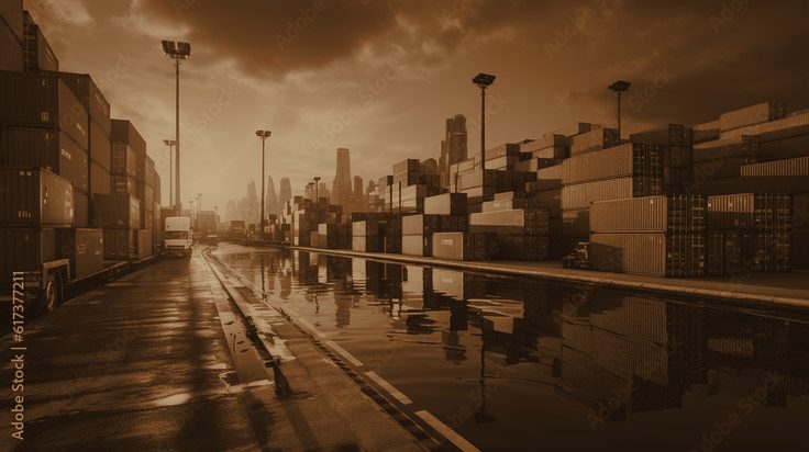 Archival-style image representing Merova Tradex's sourcing history in China and Hong Kong